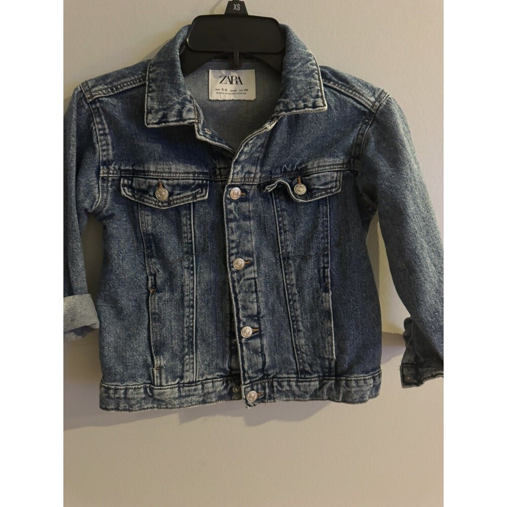 Zara Kids Girls Sz. 5-6 Classic Jean Jacket
